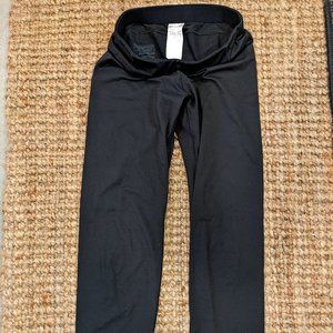 Patagonia Girl's Capilene Baselayer Black Leggings, Size Large (12)